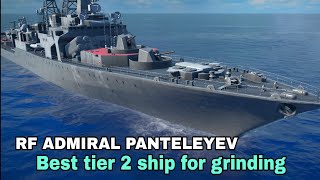 Modern Warships RF ADMIRAL PANTELEYEV Best tier 2 ship for Grinding [upl. by Stier]