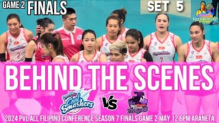 Creamline vs Choco Mucho Set 5 FINALS GAME 2 May 12 2024 PVLAFC [upl. by Ynnel]