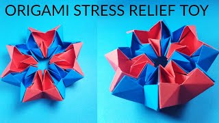 Origami stress relief toy  Easy paper toy  DIY origami toy  create your own origami toy [upl. by Armahs]