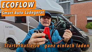 ECOFLOW Smart Auto  Batterieladegerät  keine leere StarterBatterie mehr [upl. by Ahsetel]