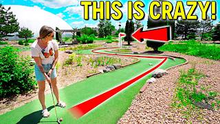 Mind Blowing HUGE Mini Golf Course  It Shocked Us [upl. by Brandwein]