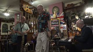 “The Preacher” starts the second half of the Alley Cats Dixieland Jazz Band show at the Barley Mow [upl. by Anrak]