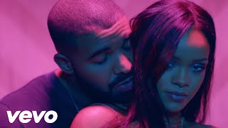 Rihanna  Work Explicit ft Drake Lyric Video [upl. by Lyreb566]