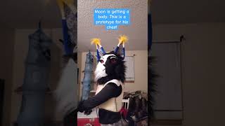 Moon work in progress stuff furry furries fursuit fnaf moondrop moondropfnaf moonfnaf [upl. by Laaspere]