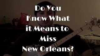 Do You Know What it Means to Miss New Orleans  Solo Tenor Banjo [upl. by Glantz]