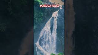 magoda falls karnata6shots travel adventurevacation waterfall adventuretravel nature [upl. by Huskey]