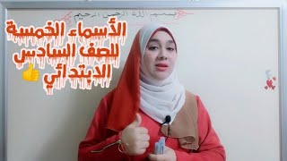 الأسماء الخمسة للصف السادس الابتدائي 👍 [upl. by Leno]