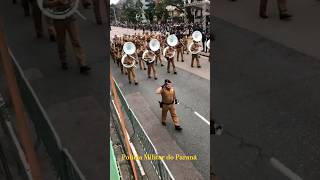 Banda da PM Militar do Paraná  Dobrado Coronel Dulcídio 7desetembro shorts Military army pm [upl. by Nellaf]