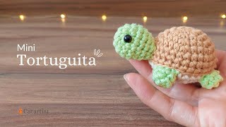 ✅🐢 Mini Tortuguita  Amigurumi a Crochet  Tutorial Paso a paso en Español  Fácil [upl. by Farika]