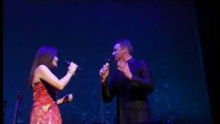 Russell Watson and Monica Mancini singing The Prayer [upl. by Llesig]