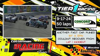 iRacing Tier 1 Legends  Concord [upl. by Walworth]