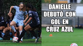 ESPECTACULAR Danielle Fuentes marca su primer gol con Cruz Azul en México [upl. by Aubry]