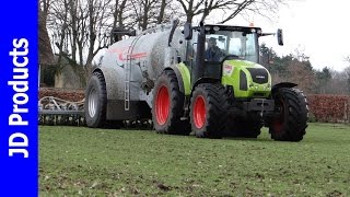 2017Claas Arion 430JakoMest injecterenMest injecterenGülleeinarbeitungPuttenNL [upl. by Bremser613]