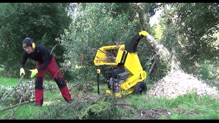 Haecksler 4 The fastest compact wood chipper Shredding more in less time [upl. by Anihtyc]