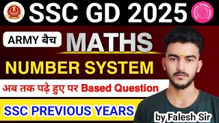 SSC GD Maths Maths Questions Practice SSC GD Exam 2025  Maths Practice Set  Maths by Falesh Sir [upl. by Lyudmila]