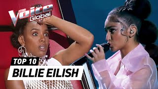 Outstanding BILLIE EILISH covers on The Voice [upl. by Ontine]