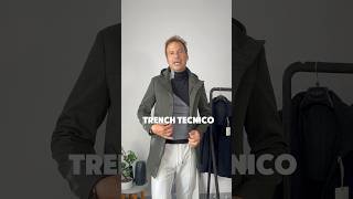 Trench mezza stagioneMade in Italy gogoflun shoponline trench trenchcoat trenchuomo giubbotto [upl. by Ahsieym989]