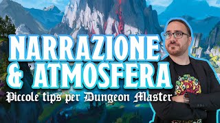 DampD  NARRAZIONE e ATMOSFERA piccole tip per Dungeon Master  dnd [upl. by Ahsilif879]