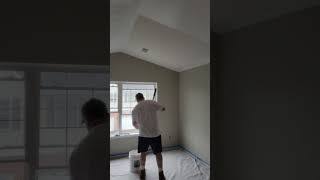 Rolling ceilings Coronado Final Touch Flat coronado BenjaminMoore rollingpaint painting condo [upl. by Dynah]