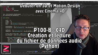 P100B  C4D  Création et lecture du fichier de données audio Python [upl. by Aubin80]