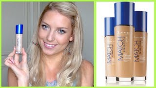 ♡ Rimmel Match Perfection Foundation Review ♡ [upl. by Ymarej]