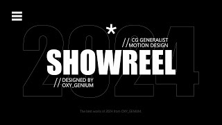 Showreel 2024 by OXYGENIUM [upl. by Siobhan]