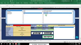 EXCEL FİRMALI MALZEME VE STOK TAKİP PROGRAMI versiyon MA [upl. by Entirb272]