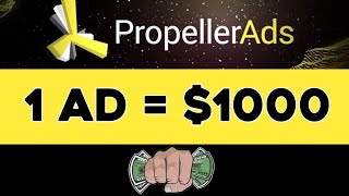 Earn 264 In 60 Minutes with CPAGRIP and Propeller Ads  CPA Marketing For Beginners [upl. by Gretchen]