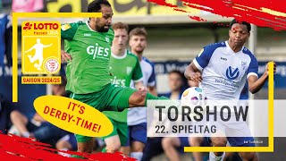 Torshow 22 Spieltag LOTTO Hessenliga 202425 [upl. by Ardnoet]