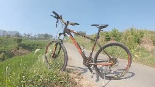 cycling in the green nature of Trawas countryside [upl. by Sato870]