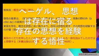 Hyppolite訳、ヘーゲル精神現象学 導入章の紹介42 [upl. by Zennie151]