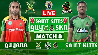 CPL 2023 Live SKN vs GUY Live  St Kitts amp Nevis Patriots vs Guyana Amazon Warriors Live Commentary [upl. by Stortz609]