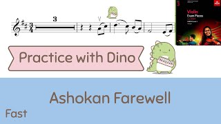 Fast Ashokan Farewell ABRSM 2024 Violin grade 3 B2 [upl. by Anyek307]