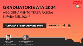 Graduatorie Ata 2024 aggiornamento terza fascia si farà nel 2024 [upl. by Sennahoj]