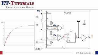 NE555 Astabiler Multivibrator [upl. by Sevik]