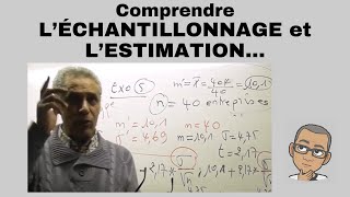 ExosCorrigés ÉCHANTILLONNAGE ET ESTIMATION Simplement [upl. by Nekciv]