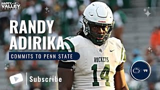 Penn State lands FourStar Top 150 recruit in DT Randy Adirika  PennState Nittany Lions Football [upl. by Atnuhs264]