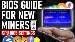 Motherboard BIOS Settings For Mining Rigs [upl. by Yentihw]