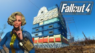 Building a VaultOutside Fallout 4 Settlement Build [upl. by Meehar]