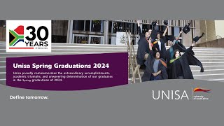 2024 Unisa Spring Graduation  11 October 2024  1400 PM Ceremony [upl. by Melesa]