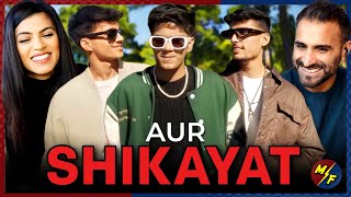 AUR  SHIKAYAT  Raffey  Usama  Ahad Official Music Video REACTION [upl. by Slaohcin]