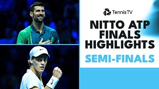 Alcaraz and Djokovic Clash Sinner Takes On Medvedev  Nitto ATP Finals 2023 SemiFinal Highlights [upl. by Aivonas]