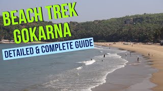 Gokarna Beach Trek  5 Beach Trek  Gokarna  Kudle  Om  Half Moon  Paradise  Complete Route [upl. by Eileen]