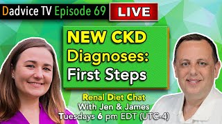 Renal Diet Chat Kidney Disease Diagnoses first steps to living with CKD and a renal diet [upl. by Elata560]