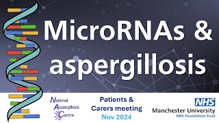 MicroRNAs  can we target them to diagnose monitor amp treat aspergillosis [upl. by Annenn]