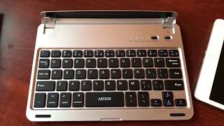 Arteck HB045 Bluetooth Keyboard  Unpack and First UseReview [upl. by Elata]