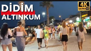 Didim Altınkum Night Walking Tour🇹🇷July 2024 TURKEY [upl. by Aisetal105]