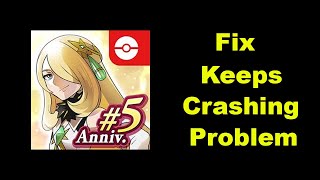 Fix Pokémon Masters EX App Keeps Crashing Problem Solution in Android  Fix Pokémon Masters EX Crash [upl. by Ellinad19]