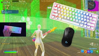 Razer Huntsman Mini Fortnite🤩Keyboard Sounds ASMR 240 FPS Smooth 4K⭐ [upl. by Darice]