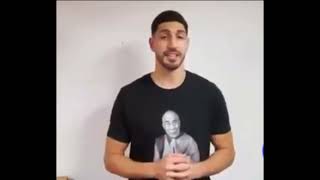 241024 ENES KANTER NBA PLAYER HEARTY THANK YOU SO MUCH [upl. by Anaiq418]